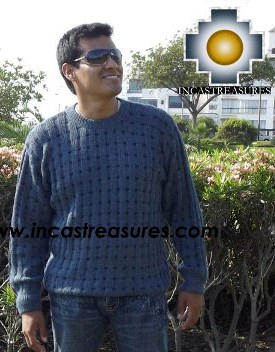 Men's  Alpaca Sweater Dolphin 