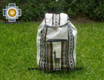 big alpaca travel backpack IVORY