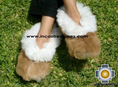 100% Baby Alpaca Slipper camel ALPAMAYO