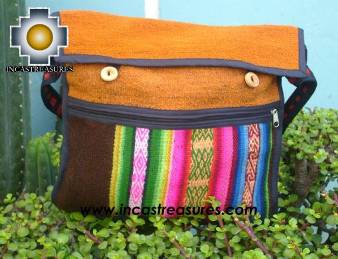 Sheep wool handbag from Cuzco APU RAINBOW