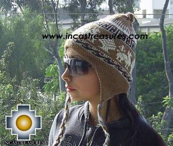 Alpaca Wool Reversible Hat Achachila Inti