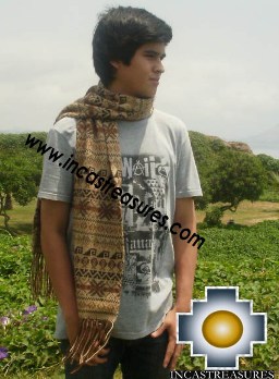 100% Alpaca Wool Scarf Cobra, it's a Scarf and a Hat !!