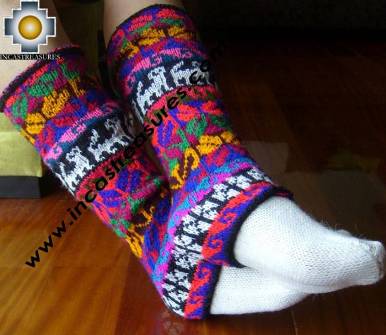 Alpaca Leg Warmers Huancavelica