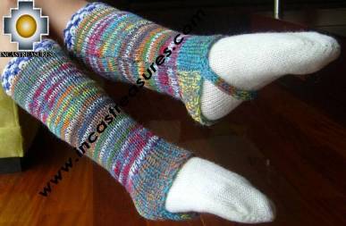 Alpaca Leg Warmers sunrise