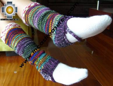 Alpaca Leg Warmers Sunset