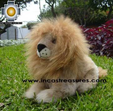 100% Baby Alpaca, Adorable Stuffed Animal Lion Chumba