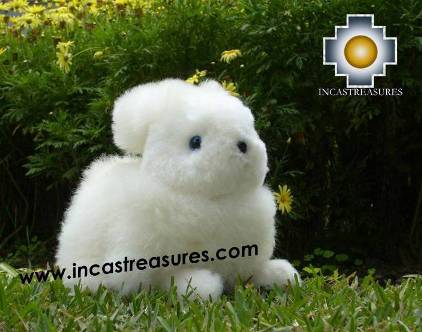 100% Baby Alpaca, Adorable Big Stuffed Animal rabbit Bigotes