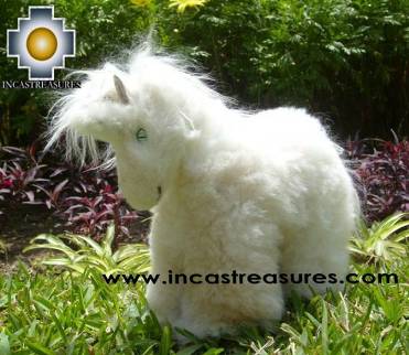 100% Baby Alpaca, Adorable Stuffed Animal Magic Unicorn