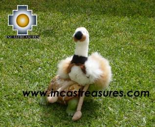 100% Baby Alpaca, Cute and Elegant Ostrich "Puqui"