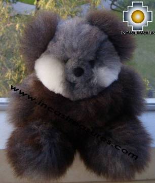 100% Baby Alpaca Adorable Teddy Bear "Bombon"