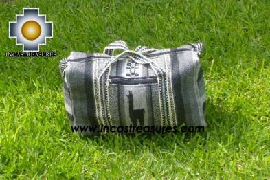 Alpaca Travel bag medium AMAUTA silver